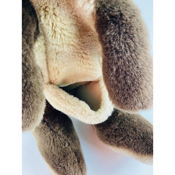 Folkmanis Folktails Plush Puppet Kangaroo Missing Baby Joey 26” Brown Furry Folk - Picture 8 of 11